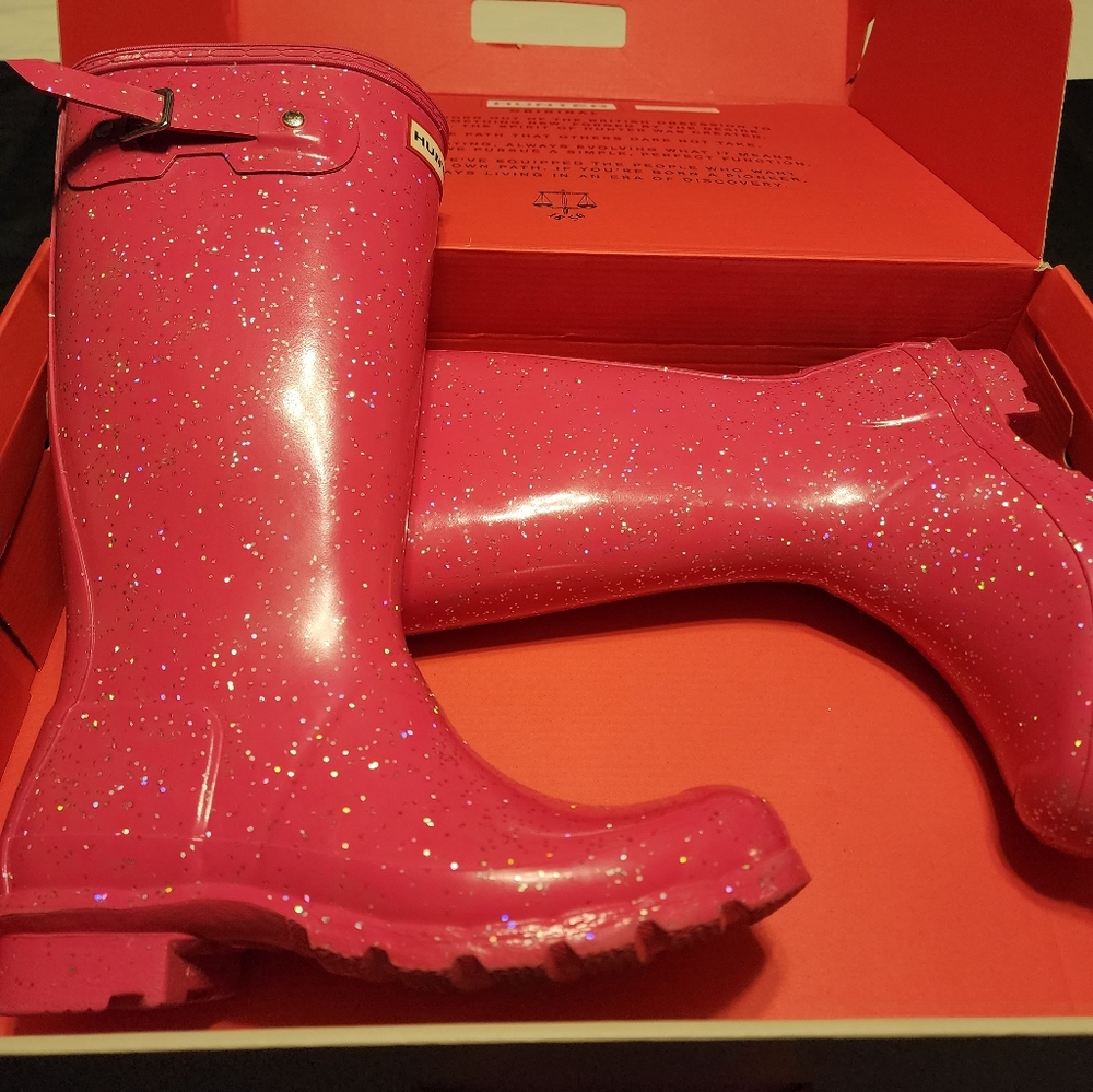Giant Glitter Hunter Boots